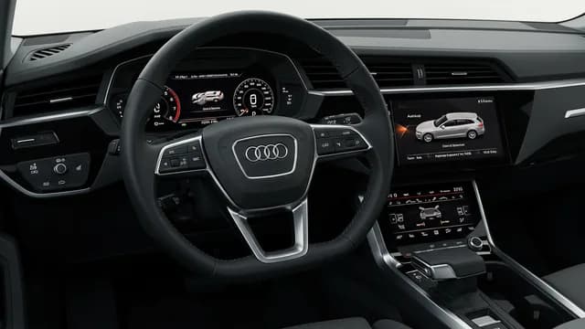 2021 Audi e-tron — Audi e-tron outside temperature
