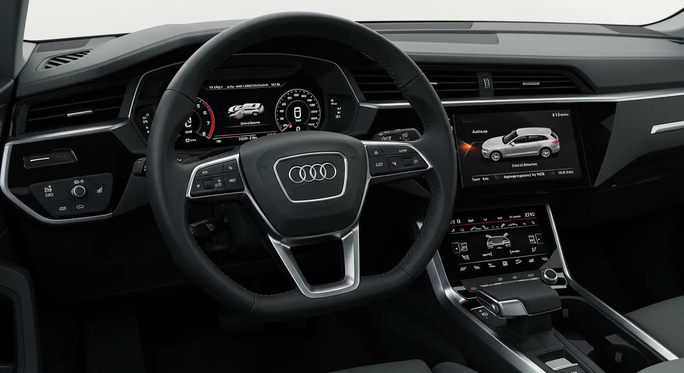 2021 Audi e-tron — Audi e-tron outside temperature