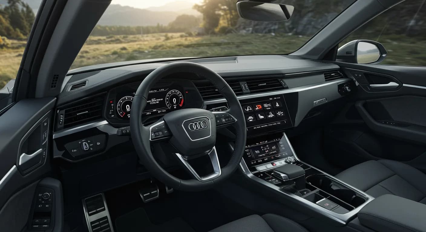 2021 Audi e-tron — Audi e-tron instrument cluster noise