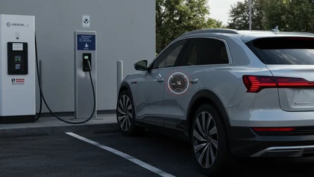 2021 Audi e-tron — Audi e-tron battery gauge