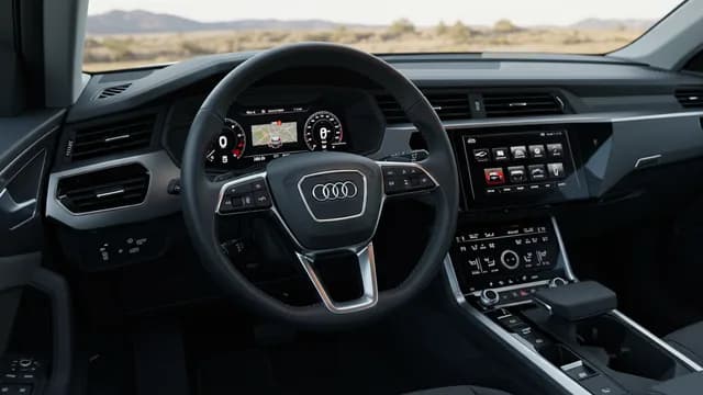2021 Audi e-tron — Audi e-tron implausible range display
