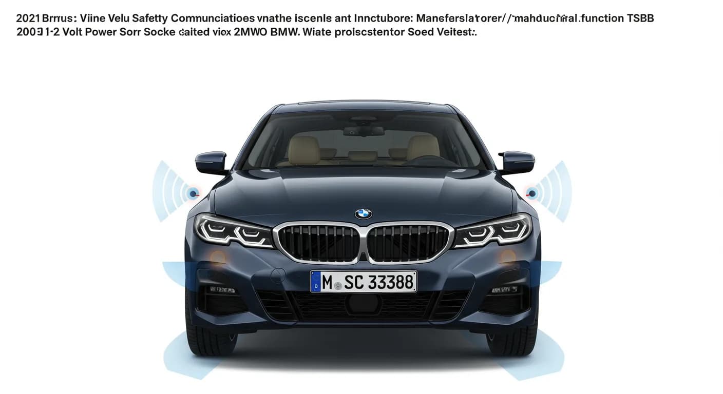 2021 BMW 330i — 2021 BMW 330i manufacturer_communication