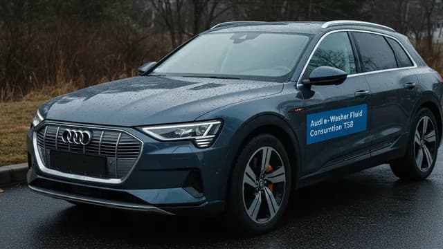 2021 Audi e-tron — Audi e-tron washer fluid