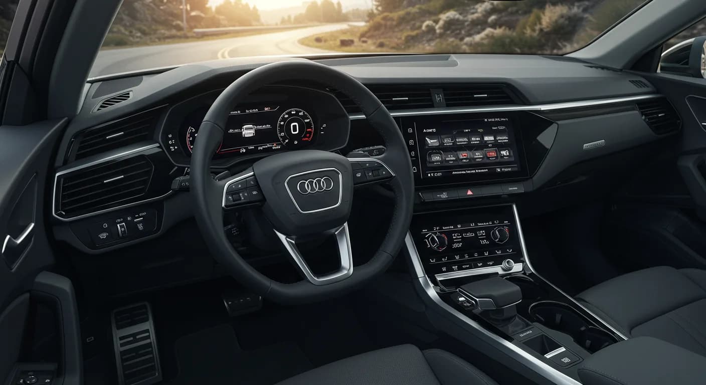 2021 Audi e-tron — Audi coolant warning light