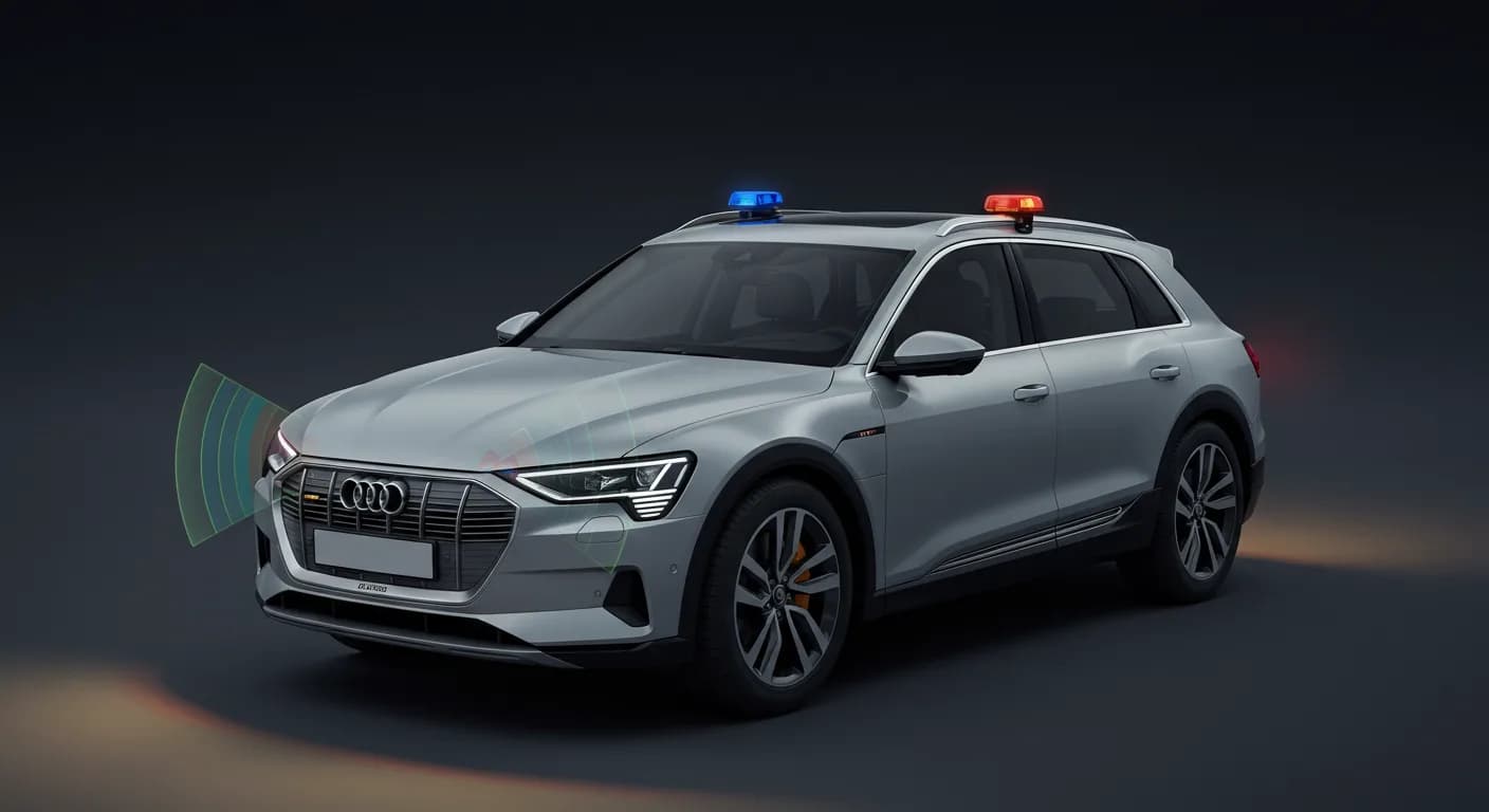 2021 Audi e-tron — Audi lane departure warning