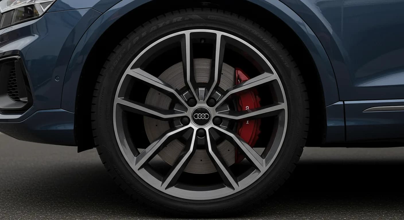 2021 Audi Q8 — 2021 Audi hard brake pedal start
