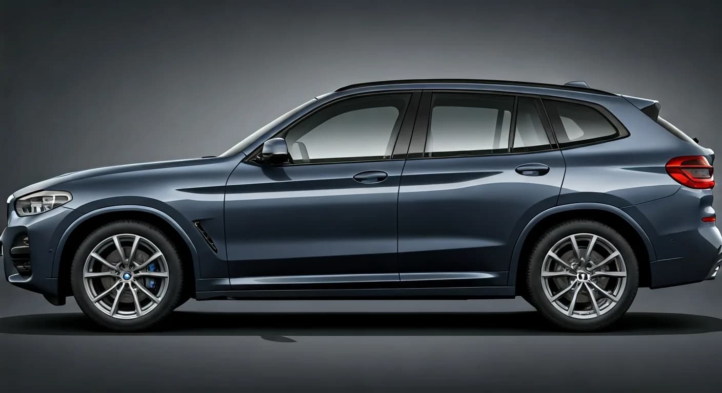 2021 BMW X3 — 2021 BMW X3 door paint streaks