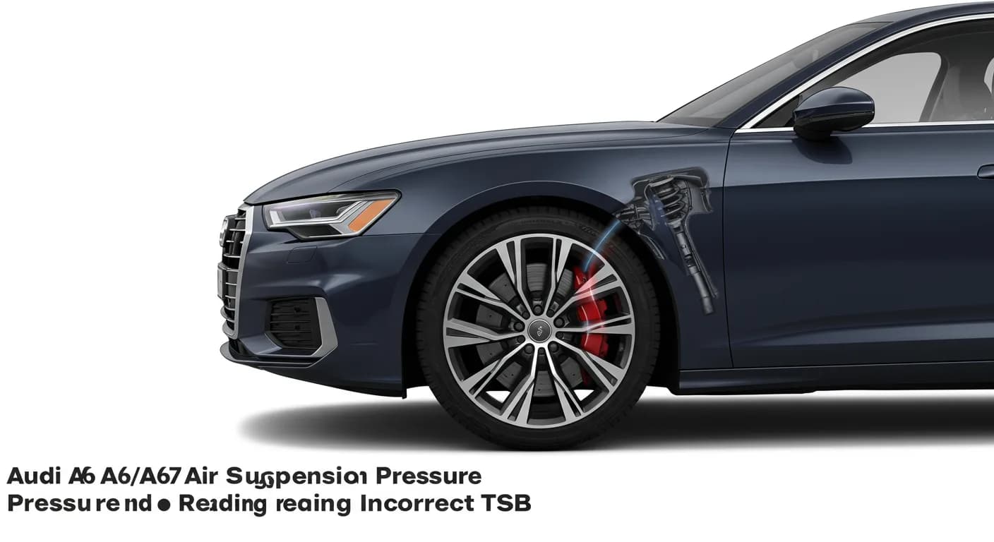 2021 Audi A6 — Audi A6 air suspension pressure incorrect