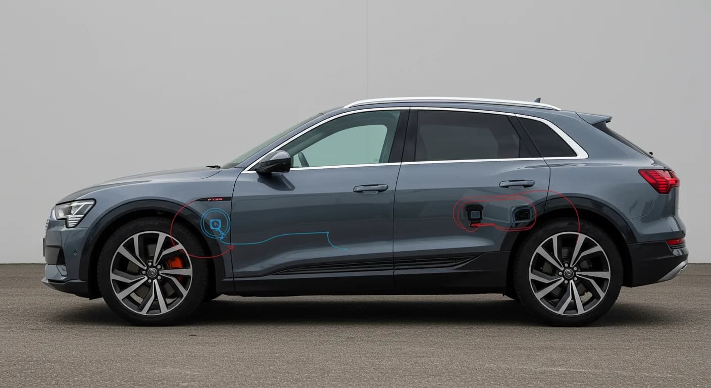2022 Audi e-tron — Audi e-tron locking system