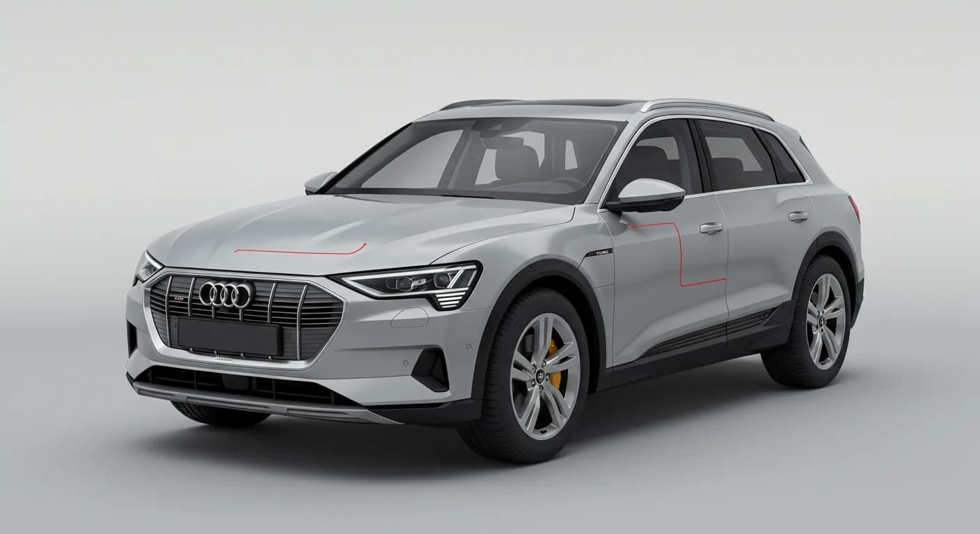 2021 Audi e-tron — Audi e-tron map flickers