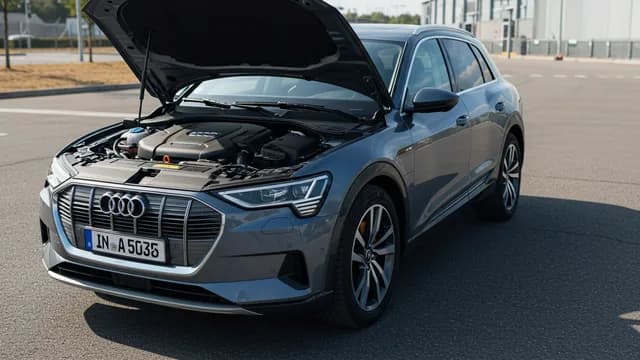 2023 Audi e-tron — Audi engine debris check