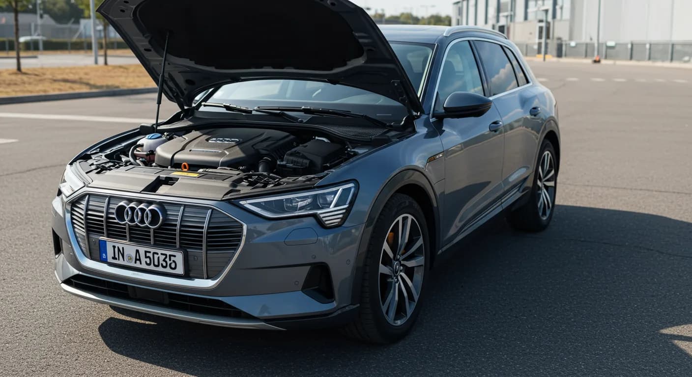 2023 Audi e-tron — Audi engine debris check