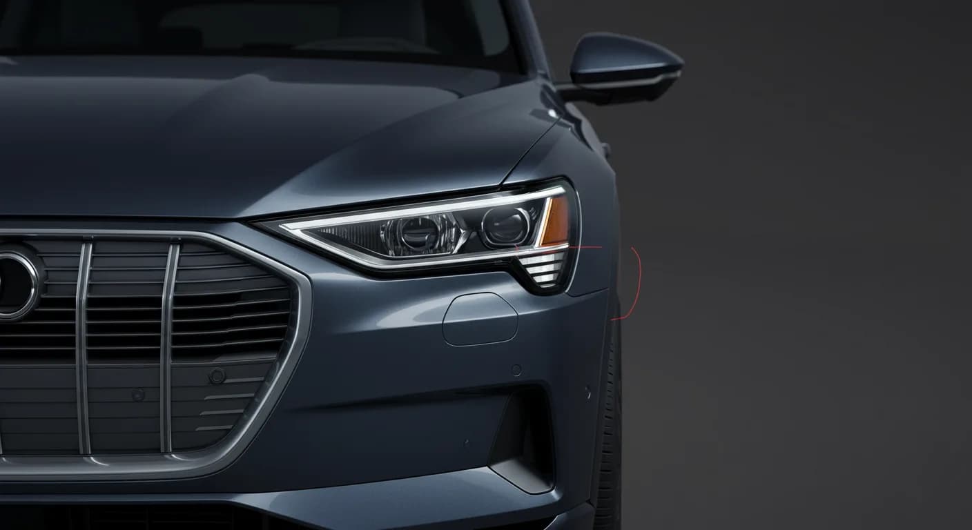 2021 Audi e-tron — Audi e-tron headlamp warning C119911