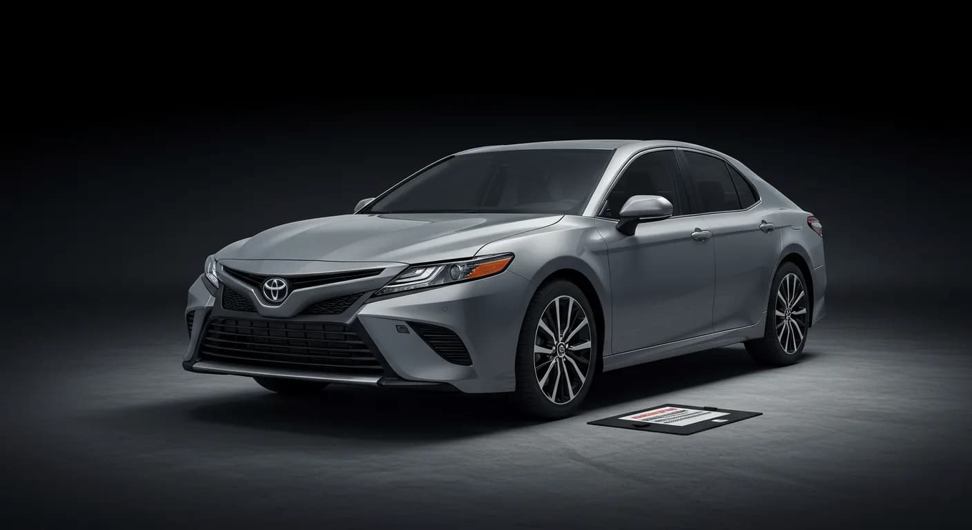 2021 TOYOTA Camry — Toyota VIN plate replacement