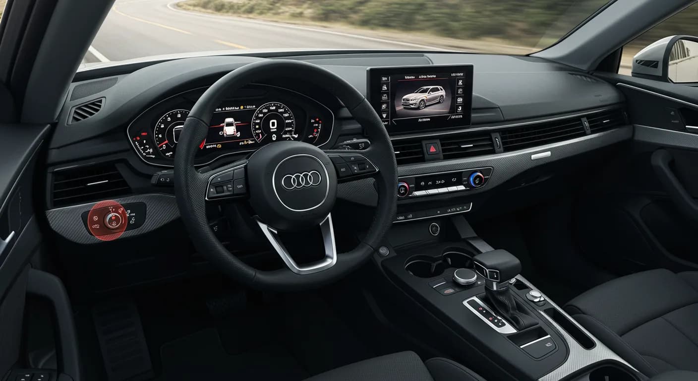 2022 Audi A5 — Audi A5 suspension warning light