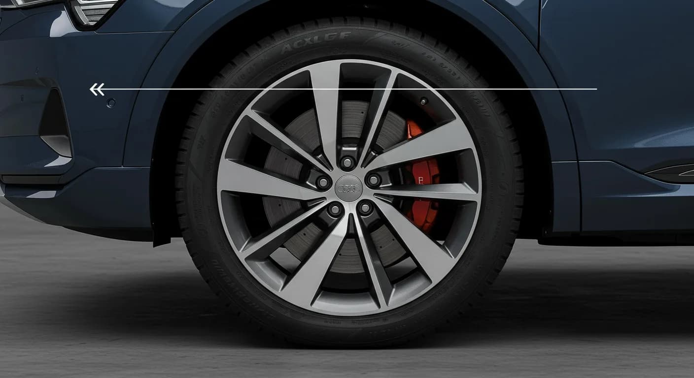 2021 Audi e-tron — Audi e-tron parking brake warning