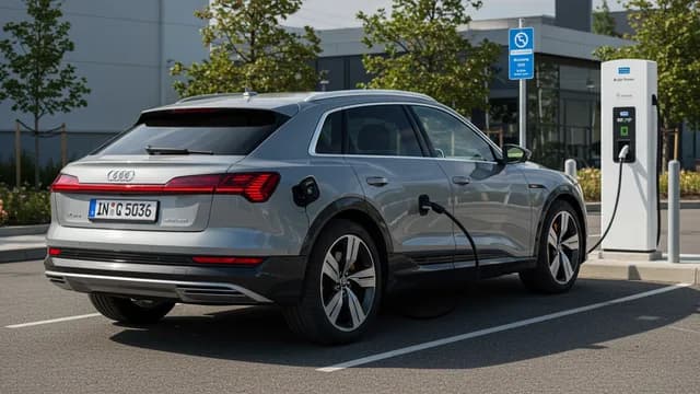 2023 Audi e-tron — Audi e-tron iPhone charging