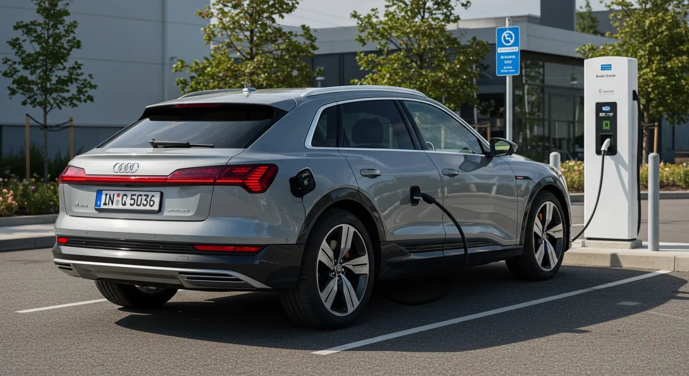 2023 Audi e-tron — Audi e-tron iPhone charging