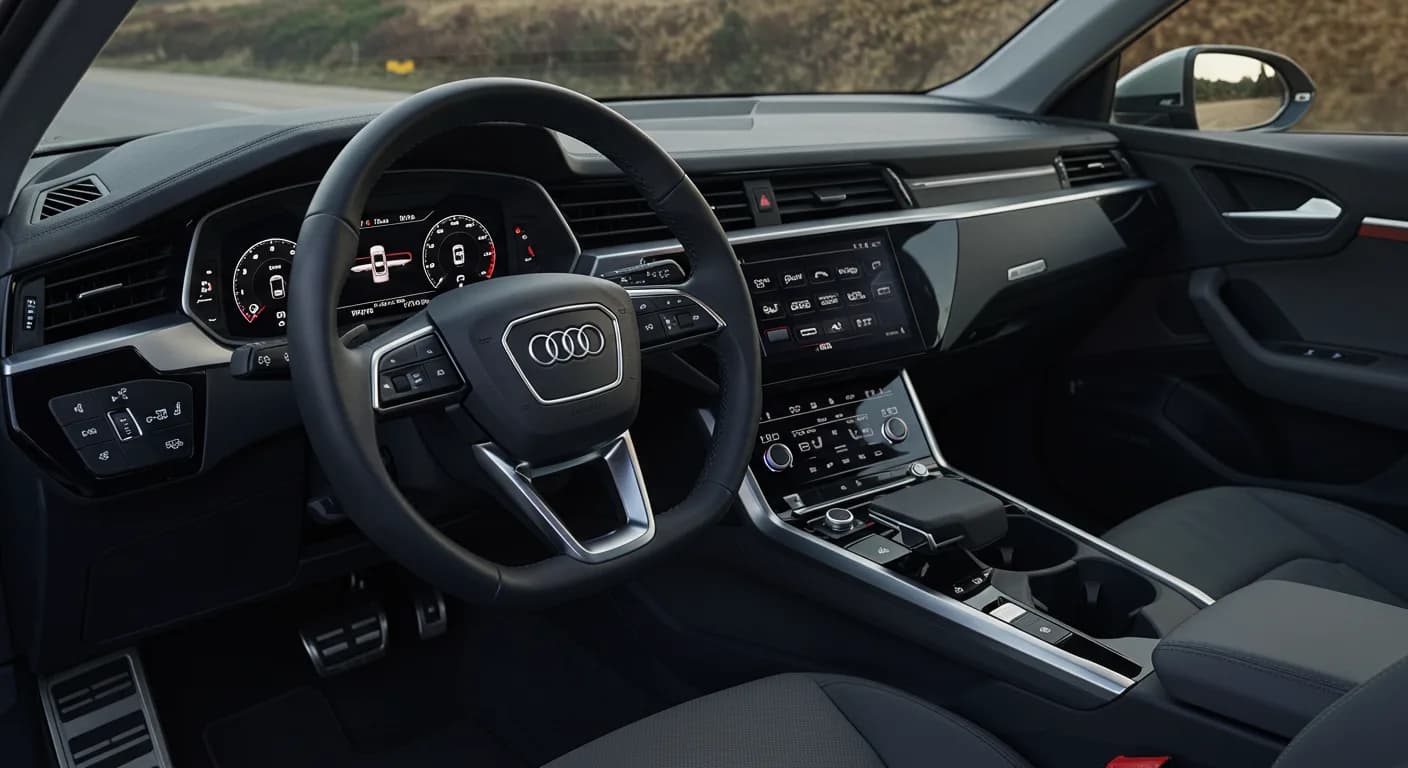 2021 Audi e-tron — Audi e-tron red steering warning light