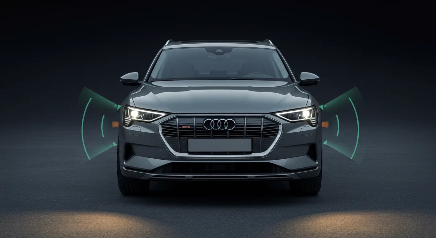 2021 Audi e-tron — Audi matrix high beam