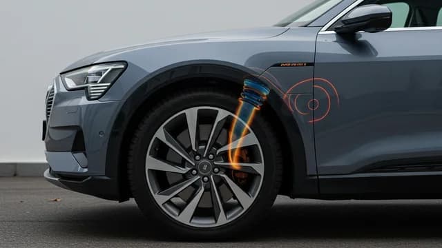 2021 Audi e-tron — Audi e-tron air suspension warning