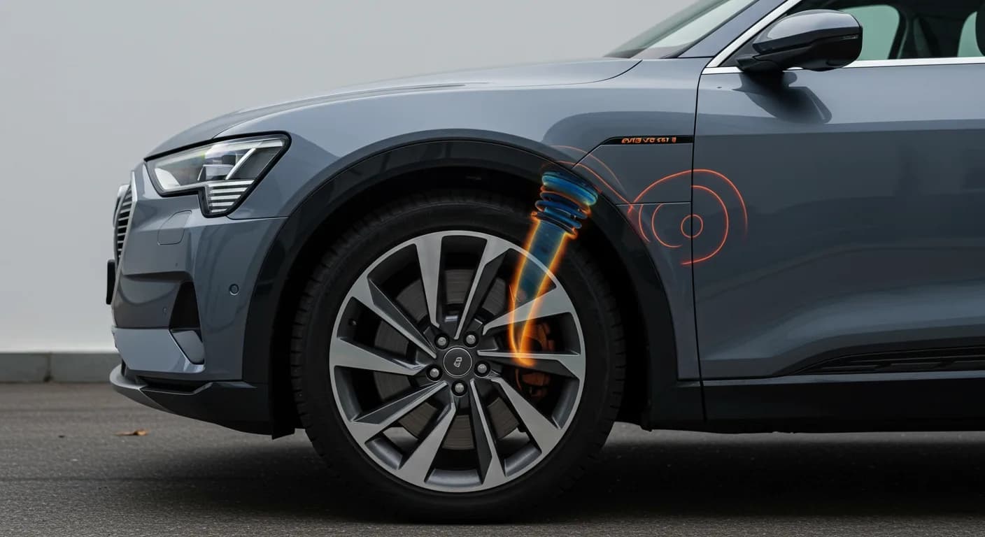 2021 Audi e-tron — Audi e-tron air suspension warning
