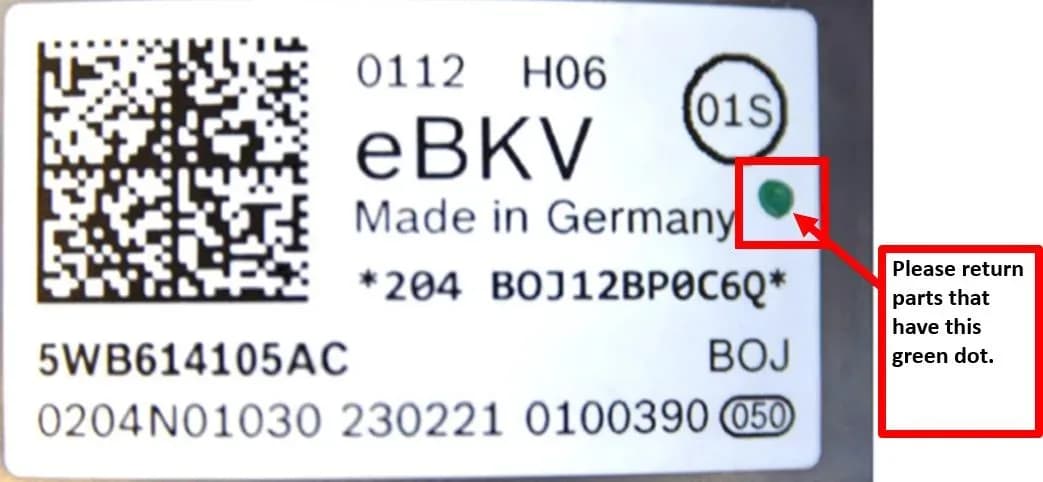 2022 Audi e-tron — manufacturer_communication document image 1