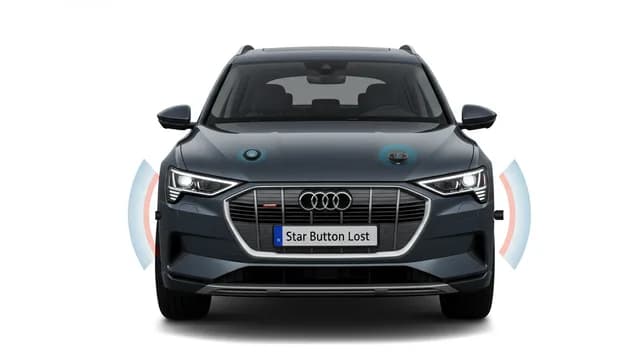 2021 Audi e-tron — Audi star button lost