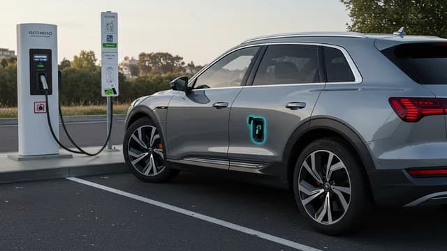 2022 Audi e-tron — Audi Phone Box wireless charging