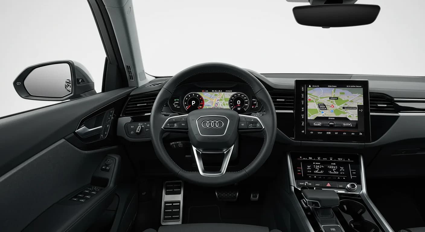 2021 Audi e-tron — Audi MIB3 flickering map