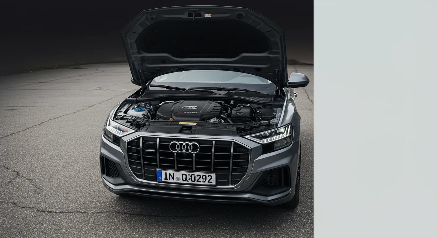 2021 Audi Q8 — Audi engine compartment noise