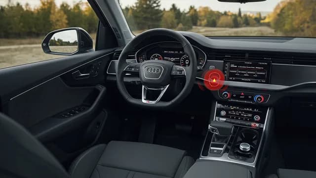 2021 Audi Q8 — Audi Q8 red steering warning light