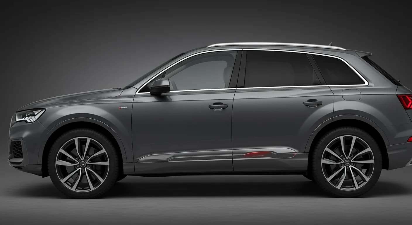 2021 Audi Q7 — Audi Q7 front door trim gap