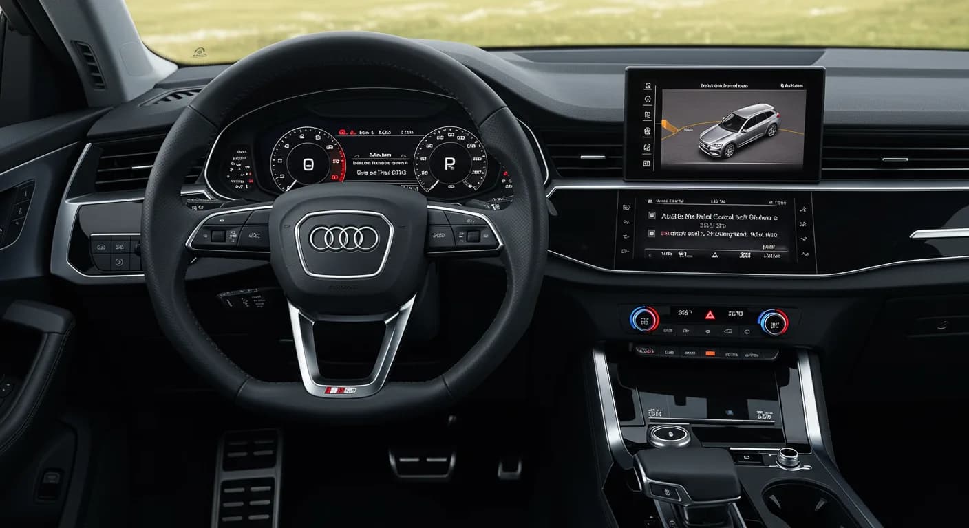 2021 Audi Q8 — Audi Q8 virtual cockpit blank