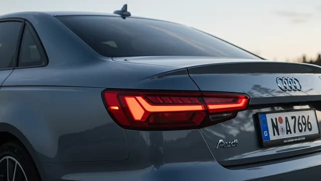 2021 Audi A4 — 2021 Audi A4 tail lamp warning