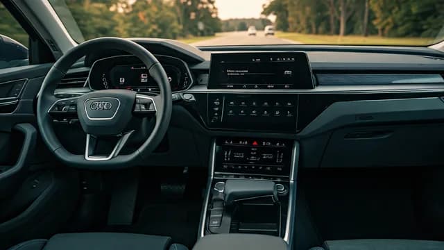 2021 Audi e-tron — Audi e-tron range display
