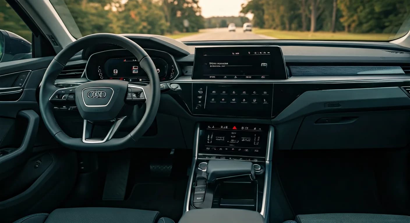 2021 Audi e-tron — Audi e-tron range display