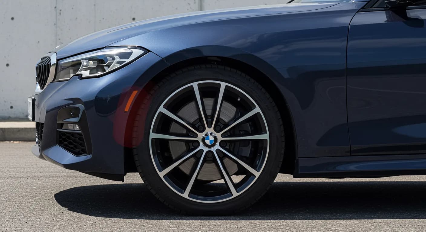 2021 BMW 330i — 2021 BMW 330i wheel arch movement