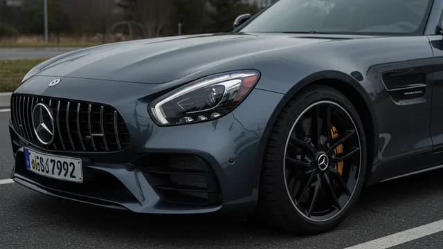 2021 Mercedes-Benz AMG GT — Mercedes-Benz AMG GT hood support crack