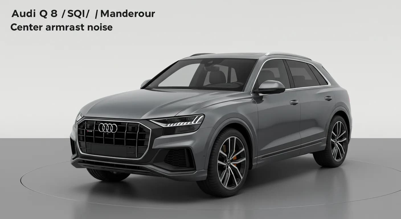 2021 Audi Q8 — Audi Q8 center armrest noise