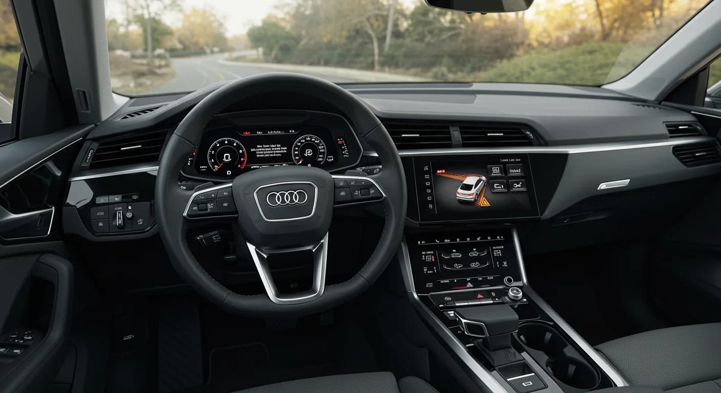 2021 Audi e-tron — Audi SAFE CP warning