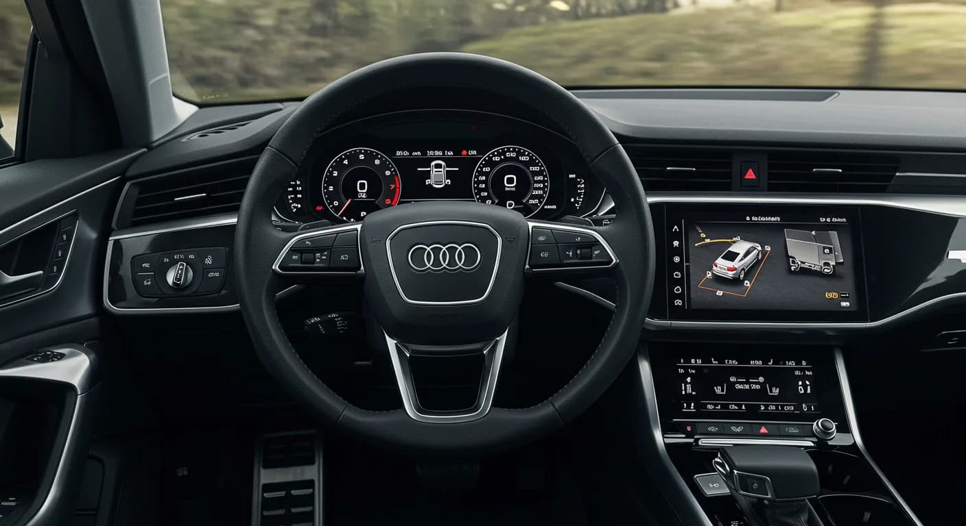 2021 Audi A6 — Audi virtual cockpit pixel error