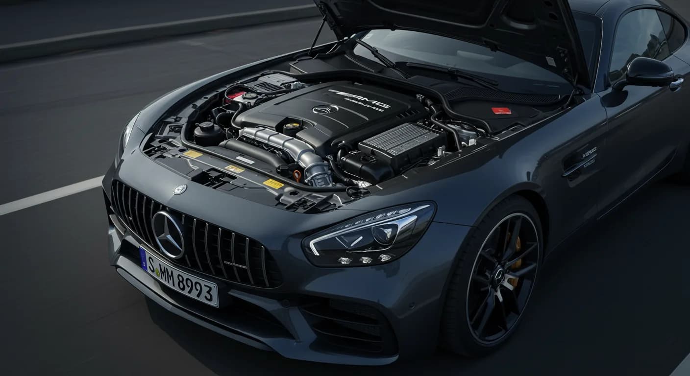 2021 Mercedes-Benz AMG GT — Mercedes-Benz AMG GT oil pressure message