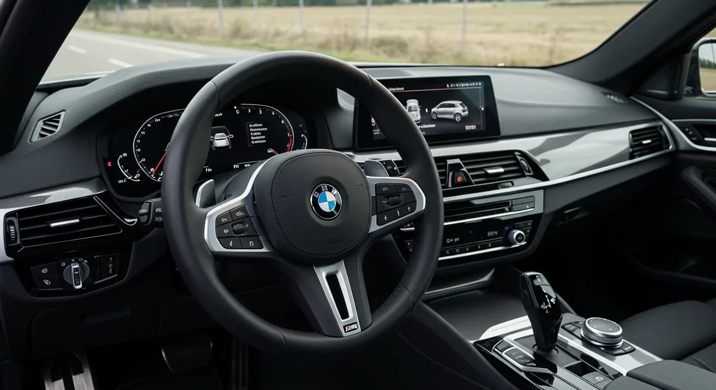 2021 BMW 530i — BMW instrument cluster black screen