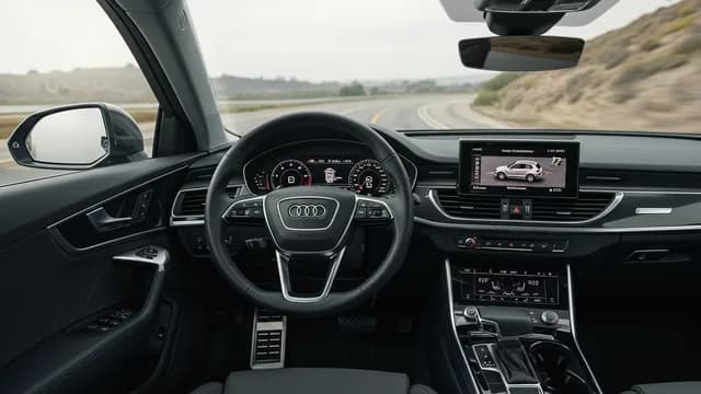 2021 Audi A6 — Audi A6 lower display flickering