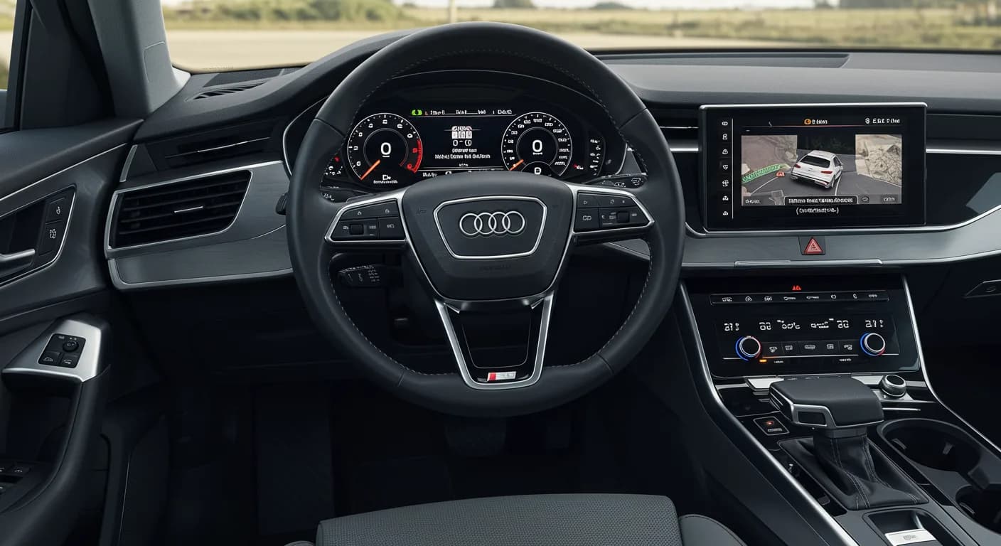 2021 Audi A6 — 2021 Audi A6 MMI display flickering