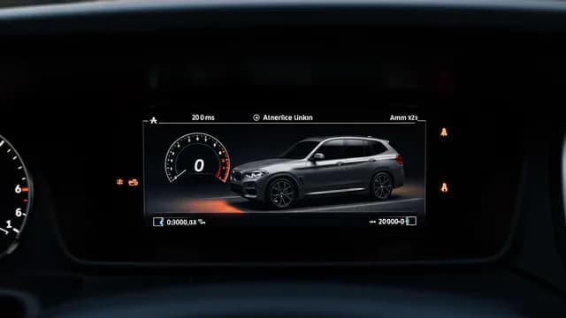 2022 BMW X3 — BMW X3 MIL display