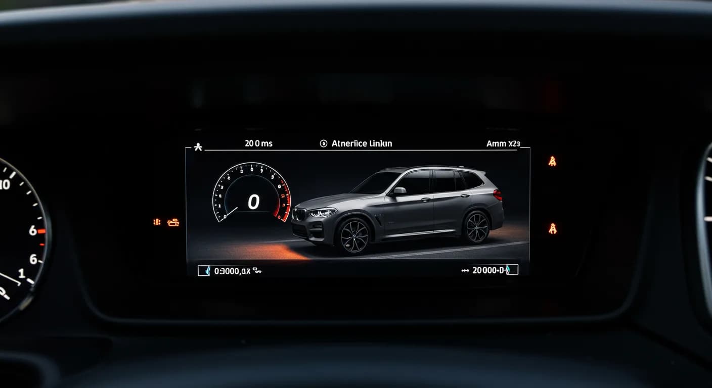 2022 BMW X3 — BMW X3 MIL display