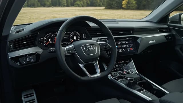 2022 Audi e-tron — Audi e-tron instrument cluster warning