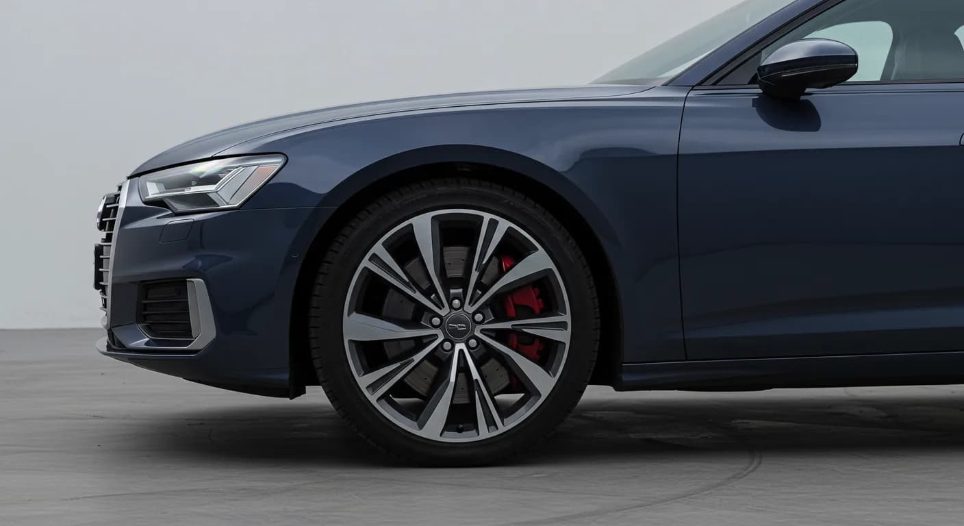 2021 Audi A6 — Audi A6 self-leveling suspension leans